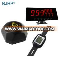 wireless restaurant waiter calling system(20pcs button + 1 watch+ 1 screen)