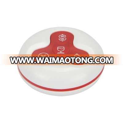 Wireless Communication System Table Call Bell Button For Restaurant